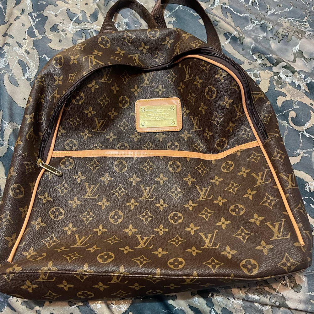 Large D U P E Monogram Backpack